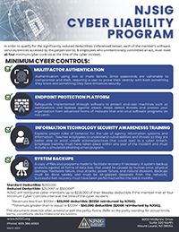 NJSIG Cyber Liability Fact Sheet