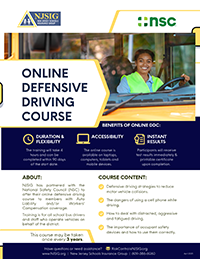 NJSIG NSC Online Defensive Driving